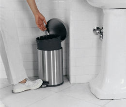 ミニラウンドステップカン 使用イメージ