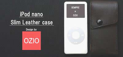 iPod nano Slim Leather Case �iOZIO)