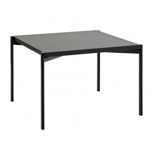 ＜センプレ＞ Artek アルテック テーブル90D ブラック （アルヴァ・アアルト）