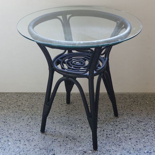  ラタン サイドテーブル / ブラック （Sika Design）