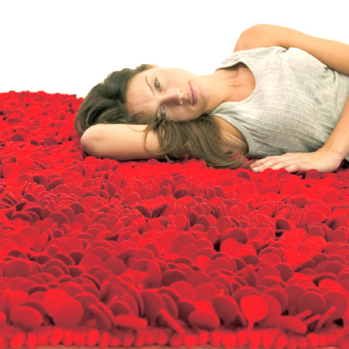 ＜センプレ＞ ラグマット170×240cm （Roses)
